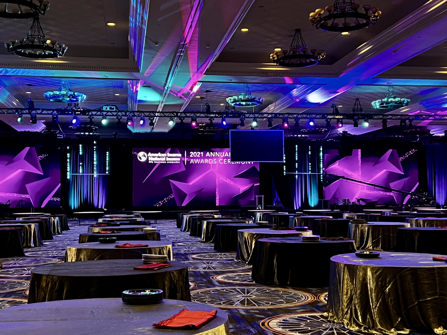 Stage lighting rig