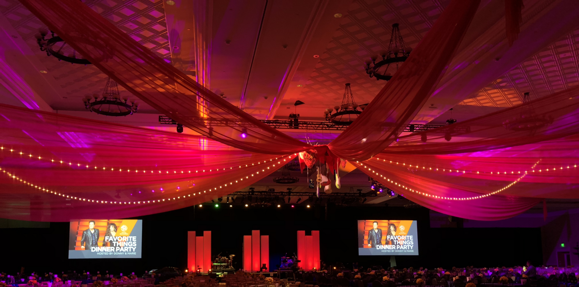 Stage wash lighting