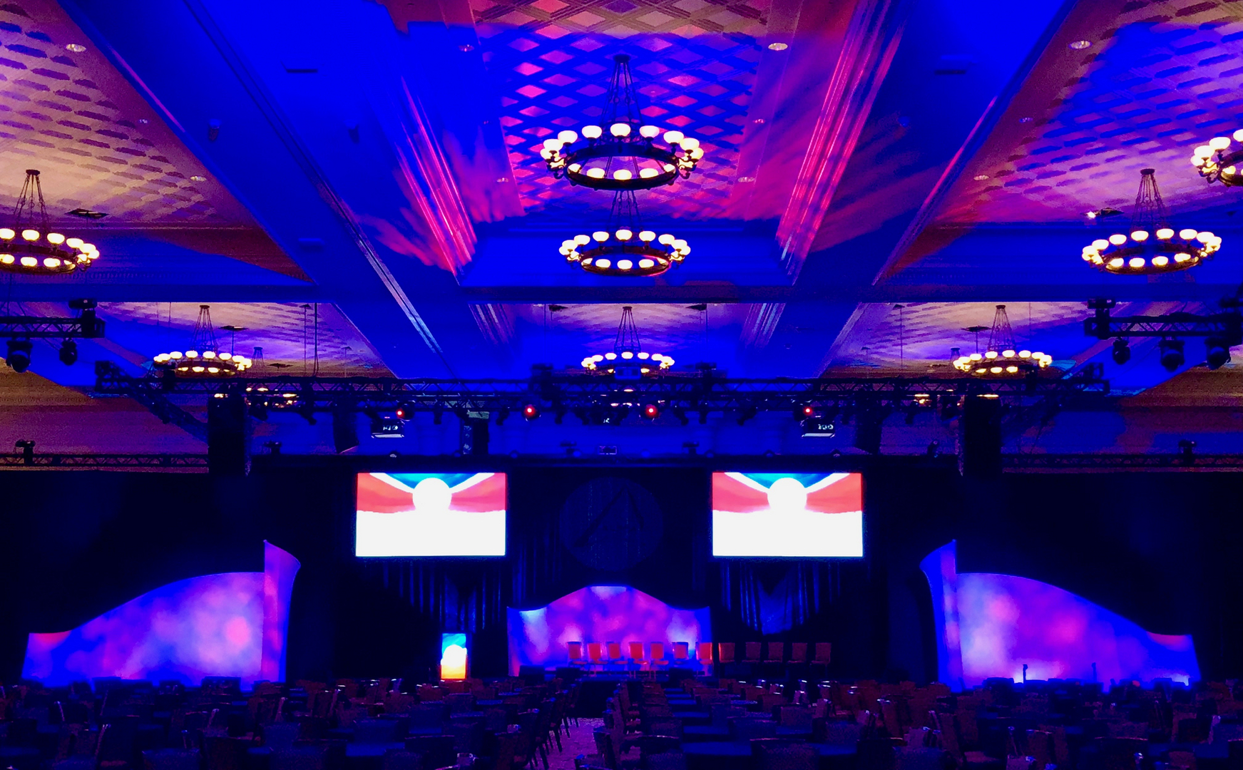 Gala event lighting