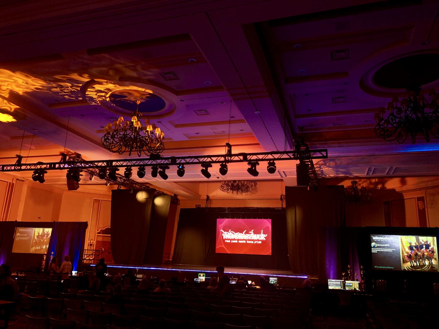Corporate event lighting